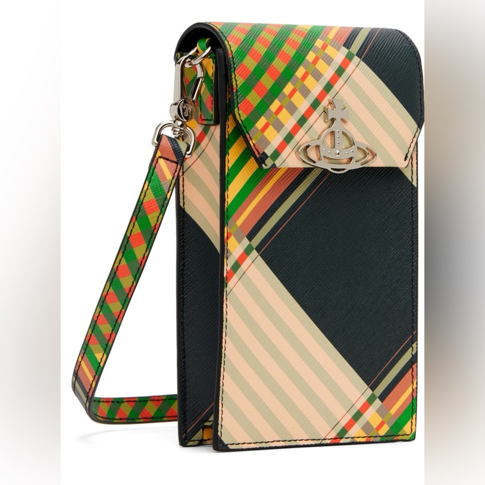 Vivienne Westwood Black Multicolour Phone Pouch